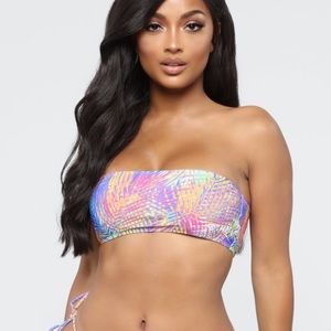 Bandeau bikini top